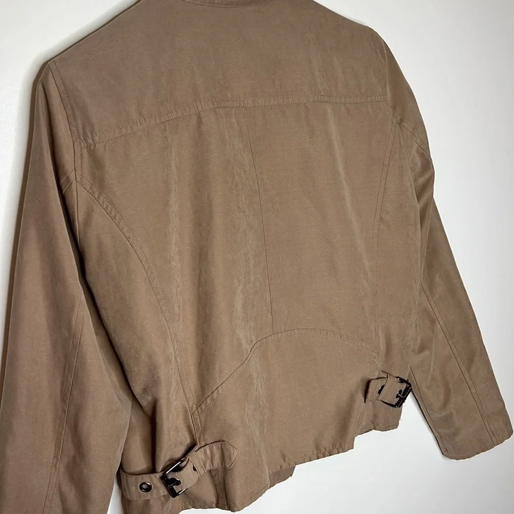 Staccato Beige Cropped bubble Soft Jacket